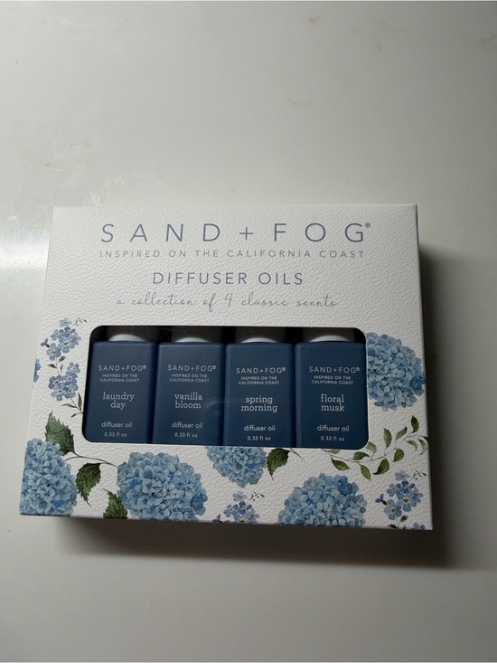 Sand + Fog Other - SAND+FOG Blue Diffuser Oil Set - 4 Classic Scents